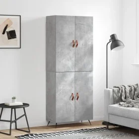 Aparador alto madera contrachapada gris hormigón 69,5x34x180 cm von vidaXL, Sideboards - Ref: Foro24-3195655, Preis: 150,34 €...