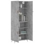 Aparador alto madera contrachapada gris hormigón 69,5x34x180 cm von vidaXL, Sideboards - Ref: Foro24-3195655, Preis: 152,36 €...