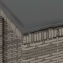 Conjunto de Comedor de Jardín Gris Poliratán