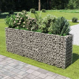 Arriate de gaviones de acero 270x50x100 cm