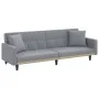 Sofá cama con cojines tela gris claro by vidaXL, Sofas - Ref: Foro24-351875, Price: 293,82 €, Discount: %
