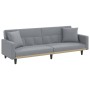 Sofá cama con cojines tela gris claro by vidaXL, Sofas - Ref: Foro24-351875, Price: 299,40 €, Discount: %