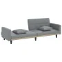 Sofá cama con cojines tela gris claro by vidaXL, Sofas - Ref: Foro24-351875, Price: 293,82 €, Discount: %