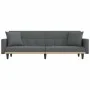 Sofa bed with dark gray fabric cushions by vidaXL, Sofas - Ref: Foro24-351876, Price: 294,62 €, Discount: %