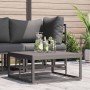 Muebles de Exterior Negro Aluminio