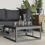 Muebles de Exterior Negro Aluminio