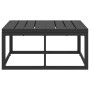 Muebles de Exterior Negro Aluminio