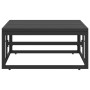 Muebles de Exterior Negro Aluminio