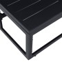 Muebles de Exterior Negro Aluminio