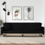Sofa bed with black fabric cushions by vidaXL, Sofas - Ref: Foro24-351877, Price: 304,92 €, Discount: %