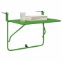 Mesa Colgante de Balcón Verde 60 x 39 x 65 cm Acero