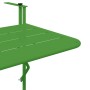 Mesa Colgante de Balcón Verde 60 x 39 x 65 cm Acero