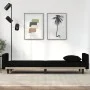 Sofá cama con cojines tela negro de vidaXL, Sofás - Ref: Foro24-351877, Precio: 296,20 €, Descuento: %