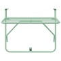 Mesa Colgante de Balcón Verde menta 60 x 39 x 65 cm Acero