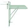Mesa Colgante de Balcón Verde menta 60 x 39 x 65 cm Acero