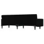Sofá cama con cojines tela negro de vidaXL, Sofás - Ref: Foro24-351877, Precio: 296,20 €, Descuento: %