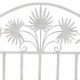 Banco de jardín Blanco 104 x 54 x 93cm Acero
