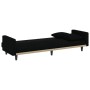 Sofa bed with black fabric cushions by vidaXL, Sofas - Ref: Foro24-351877, Price: 304,92 €, Discount: %