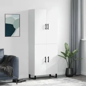Hohes Sideboard Sperrholz weiß 69,5x34x180 cm von vidaXL, Sideboards - Ref: Foro24-3195699, Preis: 154,15 €, Rabatt: %