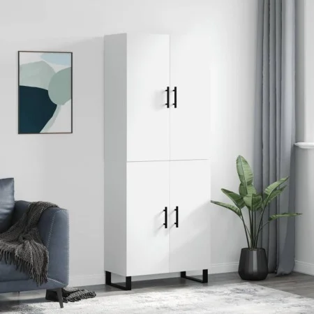 Hohes Sideboard Sperrholz weiß 69,5x34x180 cm von vidaXL, Sideboards - Ref: Foro24-3195699, Preis: 154,15 €, Rabatt: %