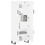 Aparador alto madera contrachapada blanco 69,5x34x180 cm de vidaXL, Aparadores - Ref: Foro24-3195699, Precio: 154,60 €, Descu...