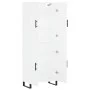 Aparador alto madera contrachapada blanco 69,5x34x180 cm de vidaXL, Aparadores - Ref: Foro24-3195699, Precio: 154,60 €, Descu...