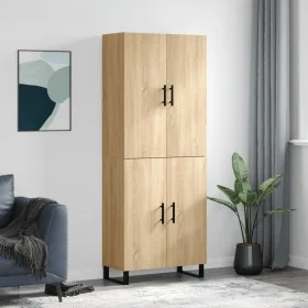 Hohes Sideboard aus eichenfarbenem Sperrholz, 69,5 x 34 x 180 cm von vidaXL, Sideboards - Ref: Foro24-3195702, Preis: 155,84 ...