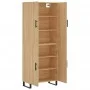 High oak-colored plywood sideboard 69.5x34x180 cm by vidaXL, Sideboards - Ref: Foro24-3195702, Price: 156,76 €, Discount: %