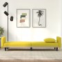 Sofá cama con cojines tela amarillo claro de vidaXL, Sofás - Ref: Foro24-351879, Precio: 266,45 €