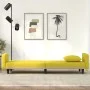 Sofa bed with light yellow fabric cushions by vidaXL, Sofas - Ref: Foro24-351879, Price: 261,92 €, Discount: %