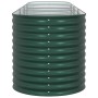 Arriate elevado Verde 400 x 80 x 81 cm Acero en Maceteros y jardineras | Comprar online en Foro24