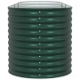 Arriate elevado Verde 320 x 80 x 81 cm Acero en Maceteros y jardineras | Comprar online en Foro24