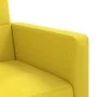 Sofa bed with light yellow fabric cushions by vidaXL, Sofas - Ref: Foro24-351879, Price: 261,92 €, Discount: %