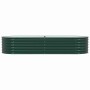 Arriate elevado Verde 240 x 80 x 44 cm Acero en Maceteros y jardineras | Comprar online en Foro24