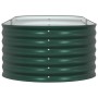 Arriate elevado Verde 240 x 80 x 44 cm Acero en Maceteros y jardineras | Comprar online en Foro24