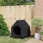 Casa para perros Negro 90 x 65 x 85 cm Tela Oxford y Acero