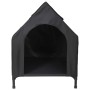 Casa para perros Negro 90 x 65 x 85 cm Tela Oxford y Acero