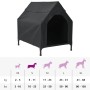 Casa para perros Negro 90 x 65 x 85 cm Tela Oxford y Acero