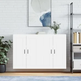 Armarios de pared 2 uds madera de ingeniería blanco von vidaXL, Sideboards - Ref: Foro24-3198033, Preis: 144,37 €, Rabatt: %