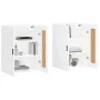 Armarios de pared 2 uds madera de ingeniería blanco by vidaXL, Sideboards - Ref: Foro24-3198033, Price: 144,37 €, Discount: %