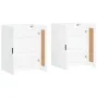 Armarios de pared 2 uds madera de ingeniería blanco by vidaXL, Sideboards - Ref: Foro24-3198033, Price: 144,37 €, Discount: %
