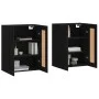 Wandschränke 2 Stk. Holzwerkstoff schwarz von vidaXL, Sideboards - Ref: Foro24-3198034, Preis: 160,91 €, Rabatt: %