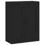 Wall cabinets 2 units engineered wood black by vidaXL, Sideboards - Ref: Foro24-3198034, Price: 160,91 €, Discount: %