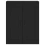 Wall cabinets 2 units engineered wood black by vidaXL, Sideboards - Ref: Foro24-3198034, Price: 160,91 €, Discount: %