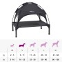 Cama para perro Negro s Acero