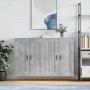 Wandschränke 2 Stück betongraues Holzwerkstoff von vidaXL, Sideboards - Ref: Foro24-3198037, Preis: 126,95 €, Rabatt: %