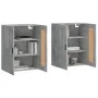 Wall cabinets 2 pcs concrete gray engineered wood by vidaXL, Sideboards - Ref: Foro24-3198037, Price: 126,53 €, Discount: %
