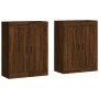 Wandschränke, 2 Stück, Eichenbraun, Holzwerkstoff von vidaXL, Sideboards - Ref: Foro24-3198040, Preis: 140,70 €, Rabatt: %