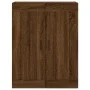 Armarios de pared 2 uds madera de ingeniería marrón roble de vidaXL, Aparadores - Ref: Foro24-3198040, Precio: 138,86 €, Desc...
