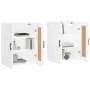 Armarios de pared 2 uds madera de ingeniería blanco by vidaXL, Sideboards - Ref: Foro24-3198041, Price: 138,56 €, Discount: %